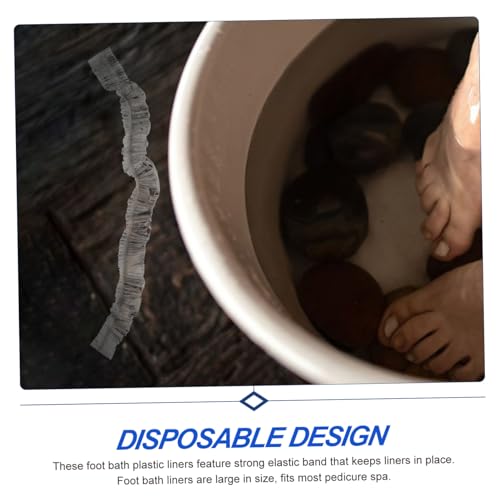 FRCOLOR 100pcs Forros Desechables para Spa de Pies miniatura 7