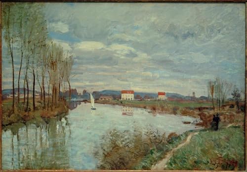 La Seine à Argenteuil Alfred Sisley toile murale 60x90cm pour salon