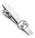 ORAZIO Engraved Initial Tie Bar Clips Letter Tie Pins Set for Mens Business Wedding Shirts Tie Clips A