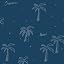 Dark Blue Palm