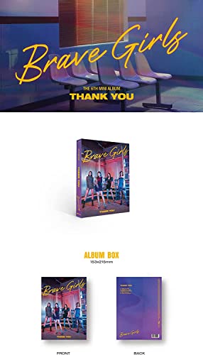 Dreamus Brave Girls - Thank You (6Th Mini Album) Album+Pre Order Limited Benefits+Gift(Decorative Stickers,Photocards,Top Loader Stcikers) #TOP2