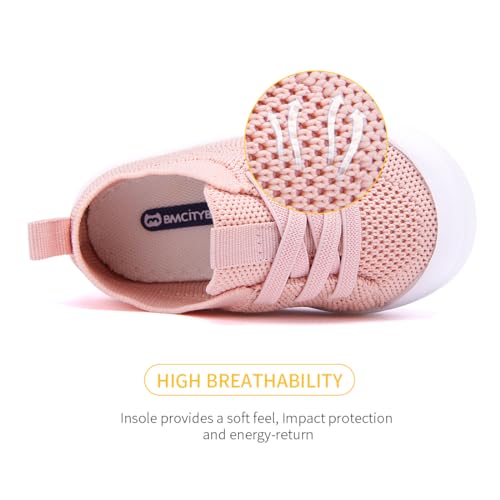 Image of BMCiTYBM Baby Shoes Boy Girl Infant Sneakers Non-Slip First Walkers 6 9 12 18 24 Months