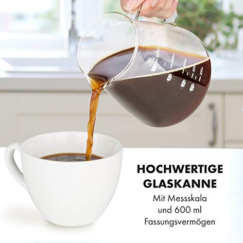 Klarstein Craft Coffee Filter-Kaffeemaschine Kaffeebereiter (Handbrühverfahren, Pour Over, Gourmetkaffee, Waage, Timer… – Bild 8