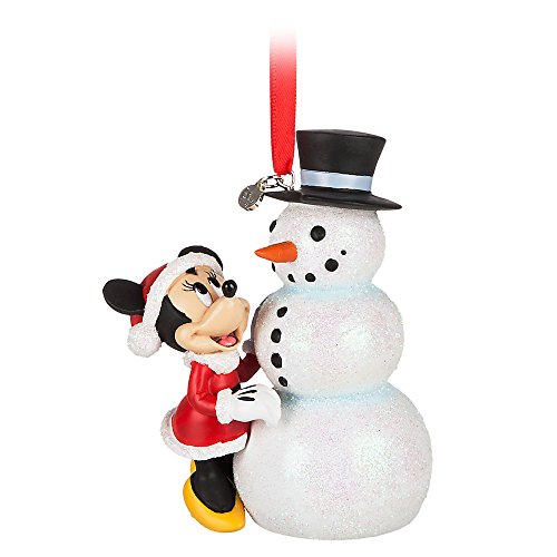Disney Minnie Mouse with Snowman Ornament