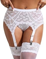 1 - White Garter Belt ( No Socks )