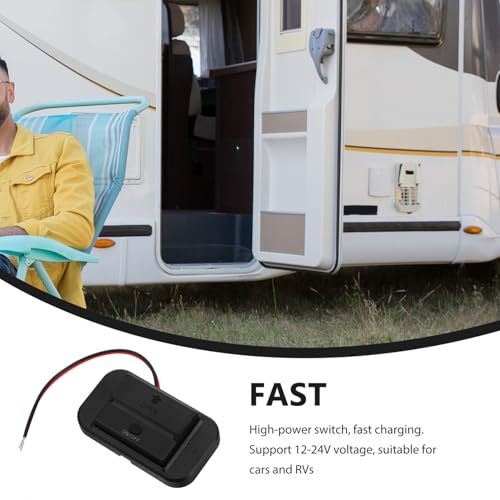 Cargador rápido USB dual para evitar el desgaste de batería en coches y caravanas 5