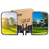 10L0L. Golf cart Generic Side Mirrors for EZGO Club Car Yamaha and Others (One Pair for Sale)