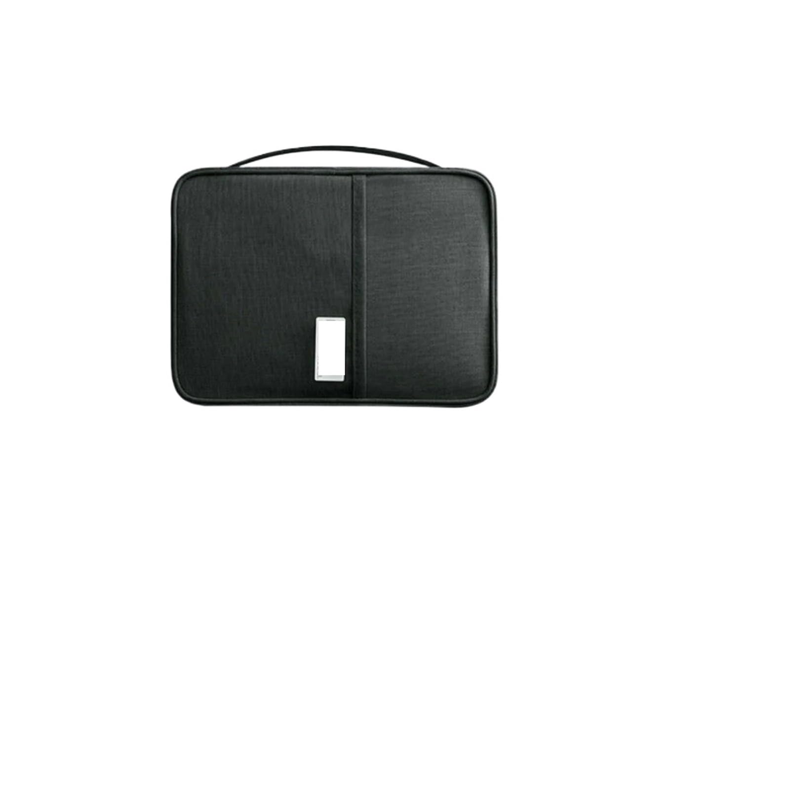 Portafoglio da viaggio Porta passaporto familiare documenti impermeabile creativo Organizer Accessori carte Per Domestico(Black)