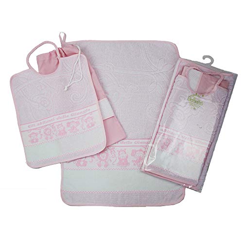 Set ASILO SCUOLA MATERNA da ricamare GIUNGLA 3 pz