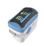Concord Sapphire Fingertip Pulse Oximeter with Reversible Display, Carrying Case and Lanyard