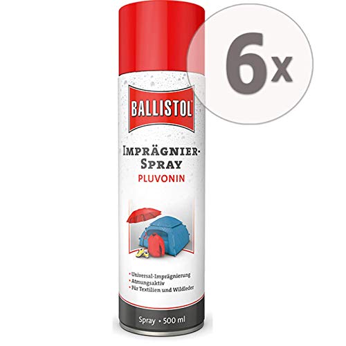 Preisvergleich Produktbild Klever Ballistol Pluvonin Imprägnierspray, 6 x 500 ml