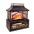 37" Outdoor Fireplace, Wood Burning Fire Pits with Wood Storage and Removable Fire Grill, Chiminea Outdoor Fireplace for Patio, Garden, Party, Camping