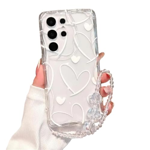 �X�}�z�P�[�X �v�����g for galaxy s25 plus 5G�p ���˂��� ���� �؍� �v�����g �n���h �X�g���b�v �N���A �u���X���b�g �`�F�[���t�� �M�����N�V�[s25 plus 5G�p �P�[�X ���� �Ȃ݂Ȃ� �g�� ���� �y�� �S�ʕی� �Ϗ�