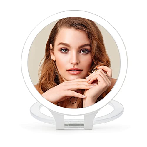 The Best Lighted Magnifying Travel Mirror For The Money 2022 [Reviews