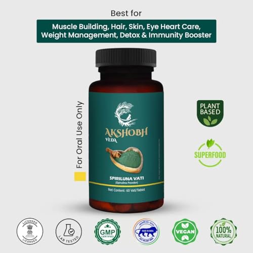 Image of Spirulina Vati - Ayurvedic Tablet for Workout & Energy