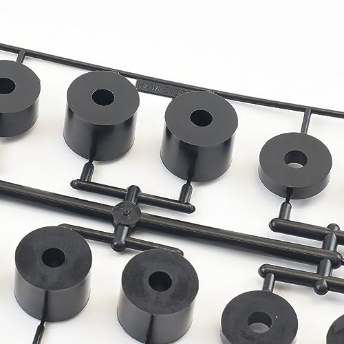 6Mm (M6) Nylon Spacers Standoff Washers (12 Pack) 4 X 15Mm, 4 X 10Mm, 4 X 5Mm – Black #TOP1
