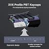 XVX 60% Gaming Keyboard, RGB 3-Modes Wireless Mechanical Keyboard, Mini 60 Percent Gamer Keyboard with Hot-Swappable Pre-lubed Linear Switch for Windows & Mac (Great Wave Off Kanagawa), M61 Pro