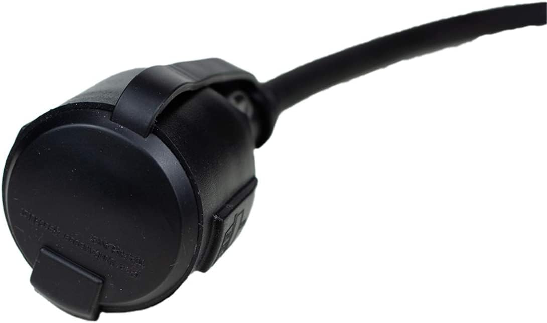 H07RN-F 3G2.5 Camping CEE-Adapterleitung, 230V 16A Schuko Steckdose für Boot, 35cm Wohnmobil Stecker, 2 Polig Wohnwagen Kabel, IP44 Kupplung, Schutzkontakt Adapter für Außenbereich