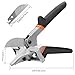 45-135° Multi Angle Shear Miter Shears for Angular Cutting Molding Crafting with 3 Extra Blade, Shoe Molding Trim Cutter Tool, Professional Multi Angle Trim Cutter Hand Tool for Soft Wood PVC