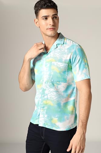 Image of DHRUVI TRENDZ Shirt for Men | Mens Casual Shirt | Men Stylish Shirt | Men Printed Shirt | Men's Regular Fit | Men Formal Shirt | Men's Solid Slim Fit