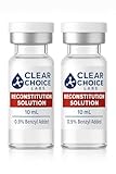 Clear Choice Labs Reconstitution Solution 2 Pack - 10mL in Premium Glass Vials | Ultra Clean | Triple Sealed | Made in USA (RUO)