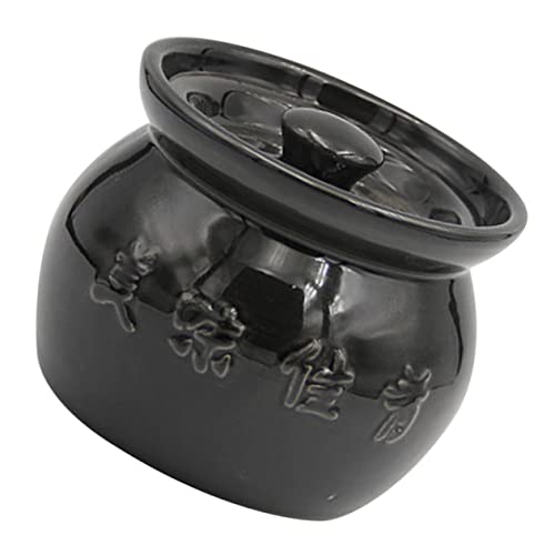 Cabilock Pentola per Zuppa in Ceramica Barattolo per Stufato Domestico Contenitore Multifunzione per Stufato e Zuppa Facile da Pulire e Resistente