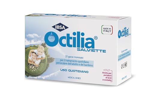 Octilia Salviette | 20 garze monouso per la detersione della zona perioculare di adulti e bambini