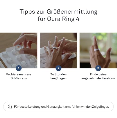 Oura Ring 4 Sizing Kit - Größe vor dem Kauf - Einzigartige Messklassifizierung für Smart Rings - Kredit für den Kauf erhalten