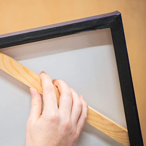 Prixas Print Large Mouth Bass Fish Canvas Wall Decor, Painting For Living Room Bedroom Gallery Wrapped, Blue 20X30 Inch #TOP6