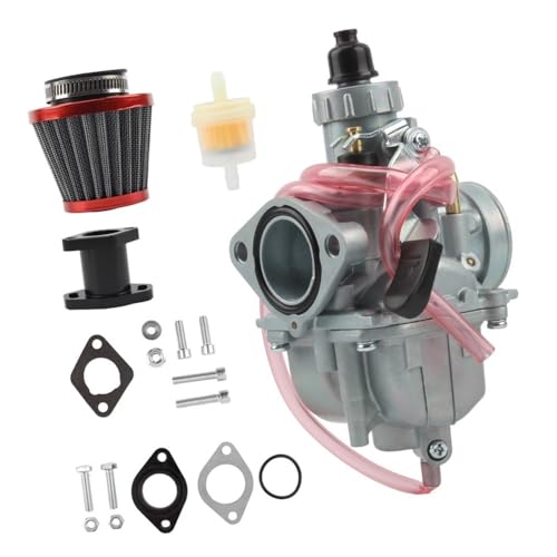 Carburateur VM22 26mm rouge pour moto 110cc à 140cc YX Zongshen Pit Bike