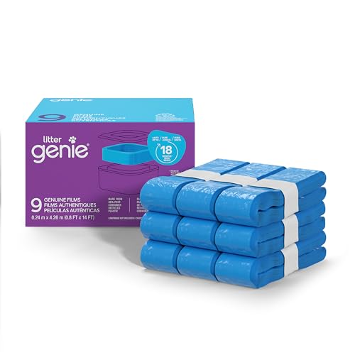 Recharge Litter Genie anti odeur lot de 9 films authentiques pour litière chat