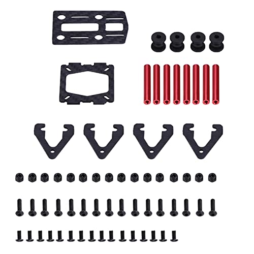 Quadcopter Frame, 2Types 250MM RC Aircraft Drone Frame Kit Compatibile con la Parte di aggiornamento QAV250(Carbon Fiber)