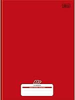 Tilibra - Caderno de Caligrafia Brochura Capa Dura Universitário D+ vermelho 96 Folhas, 200mm x 275mm - 1 unidade
