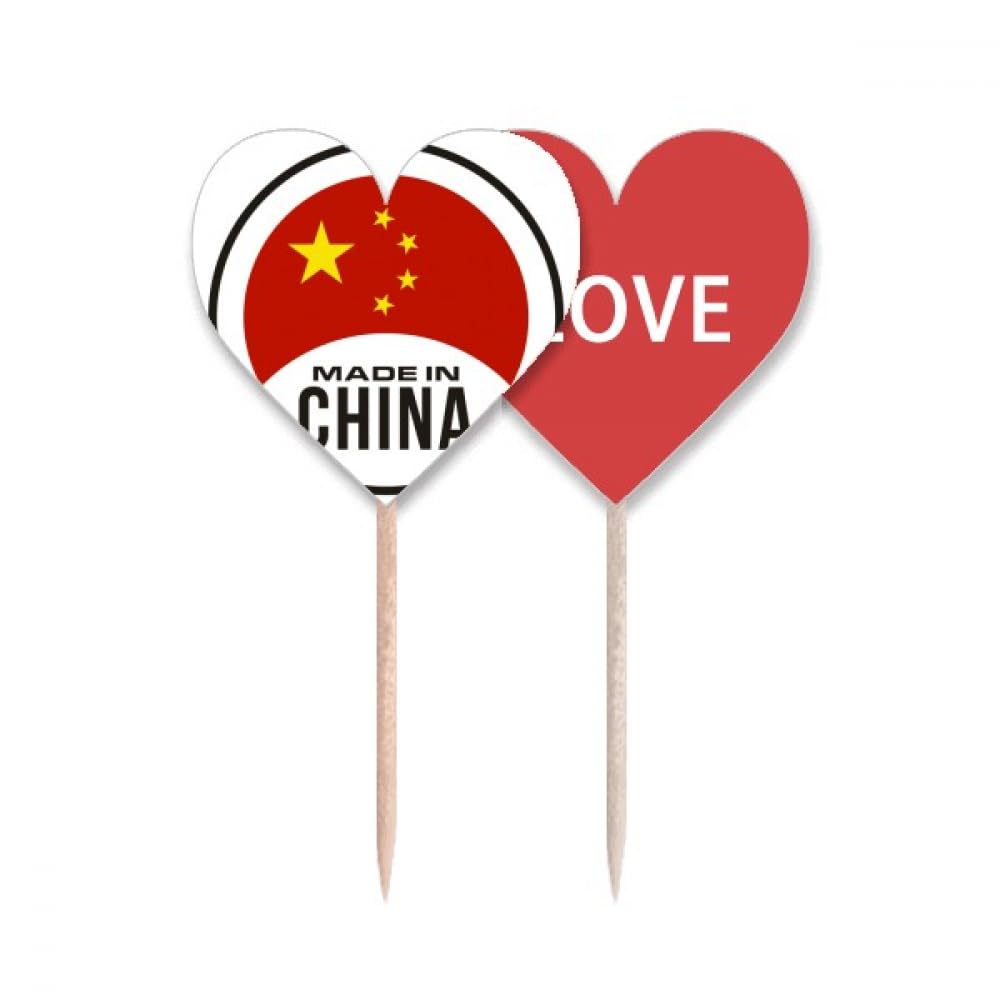 Cure-dents chinois rond Love Heart pour réussir la présentation de vos apéritifs