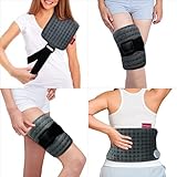Wrapping Heating Pad for Pain Relief, Comfytemp Electric Heating Pad with Strap (Up to 63'), 9 Heat Settings, 5 Timers Auto-Off, Heated Wrap for Shoulders, Joints, Back, Leg, Waist, Lumbar - Washable
