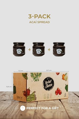 Image of Perfect Choice Acai Fruit Spread - Ready-to-Eat Spread for Smoothie Bowls, Toast, Yogurt & More - 7.76 oz