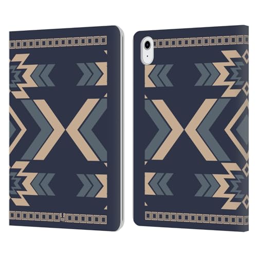 Funda tipo libro iPad Air 2022 azul acero carcasa protectora de piel sintética