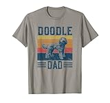 Mens Funny Vintage Doodle Dad - Aussie Doodle & Goldendoodle T-Shirt