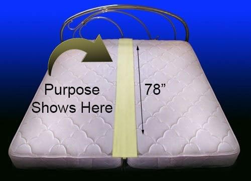 Foamily Foam Bed Bridge Pad - Transform Two Twin Mattress Beds into a King Size Bed