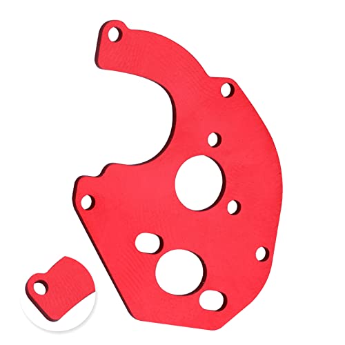 Aluminum Motor Mount Barrage Motor Plate Adapter For Axial Scx24 1/24 Rc Crawler Cars Trucks Models (Red) #TOP3