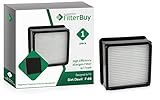 FilterBuy Dirt Devil F66 (F-66) Allergen HEPA Filter with Foam Insert. Designed by FilterBuy to fit Dirt Devil Dirt Devil Featherlite Upright Model # UD70100. Replaces Dirt Devil F66 Part # 304708001.