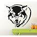 Produktbild Wildlife Series Wolf Kopf Silhouette Spezielle Wandaufkleber Home Wohnzimmer Coole Dekorative Vinyl Innen Tapete 42X42cm
