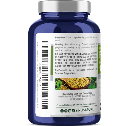 NusaPure Fenugreek Extract Capsules