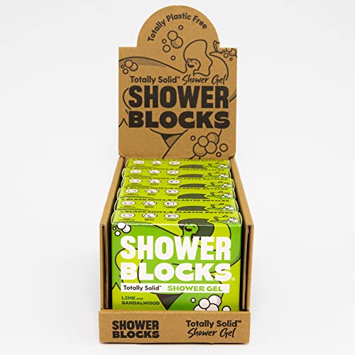 Solid Shower Gel Multi Packs (Lime & Sandalwood, 6 Pack)