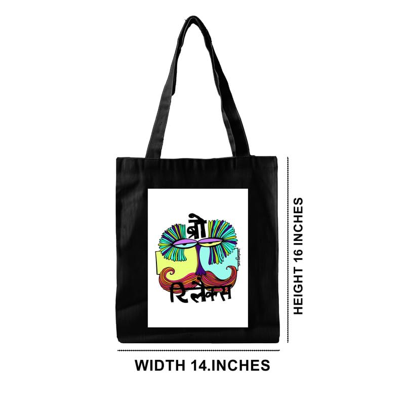 Image of Women's Canvas Tote Bag | Durable 15kg Carry Bag with Zip | Multipurpose Shopping & College Bag