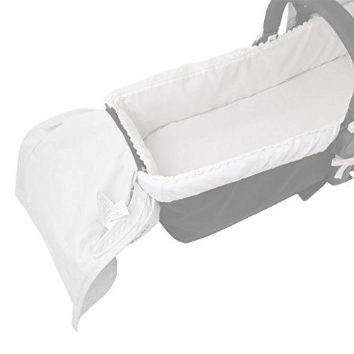 Miniatura 2 de Tititnins - Funda Capazo Para Bugaboo Donkey 5 - Donkey 3 - Donkey 2 Pique Blanco.Blanco - Acolchado Transpirable- 100 Algodón