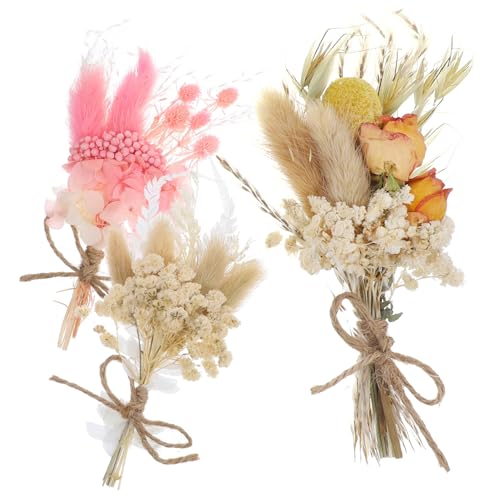 Mini ramo de flores secas decorativas miniatura 1