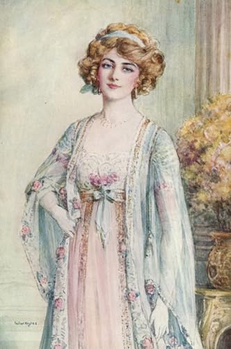 Cuadro la viuda alegre madame sonia, pintura al óleo SERENDIPITP de 60x90cm para hogar