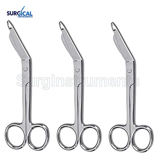 Surgical Online CSO_1170 Lister Bandage Scissors 5.5 Inch – 3 Pcs Set thumb #1