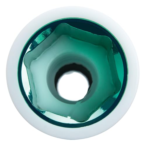 Image of Performance Tool W32926 1 /2-Inch Impact Drive 22mm Thin Wall Socket, 1 /2-Inch Impact Drive 22mm , Teal